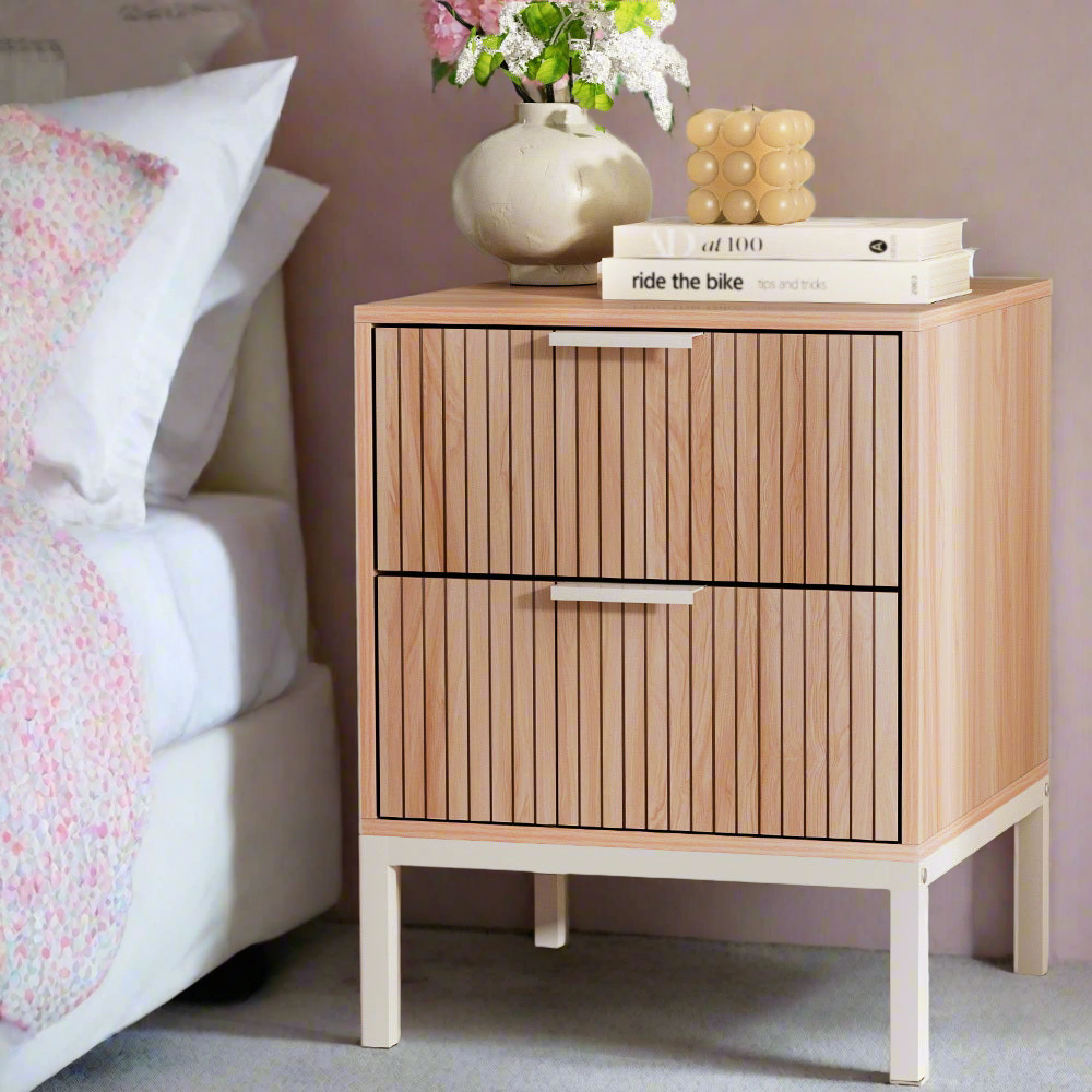 Artiss Pine Bedside Table | Lura