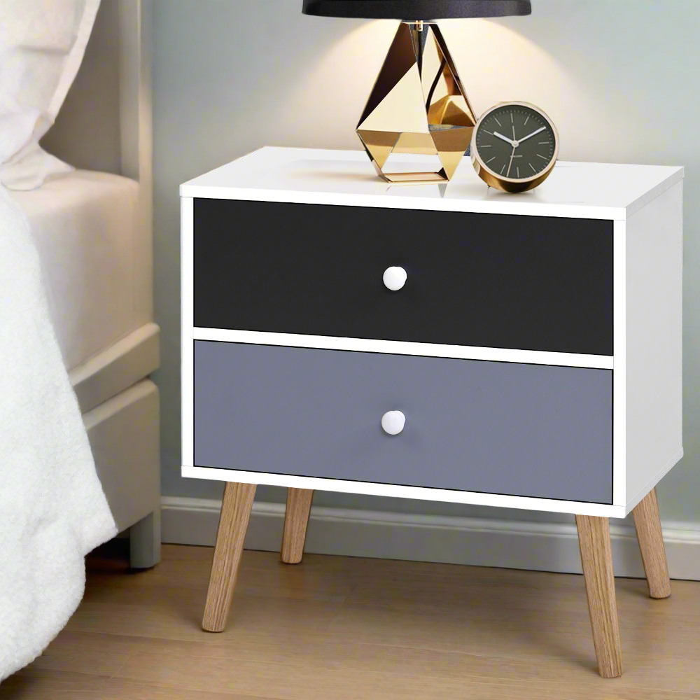 Artiss Two-Tone Bedside Table | Bonds