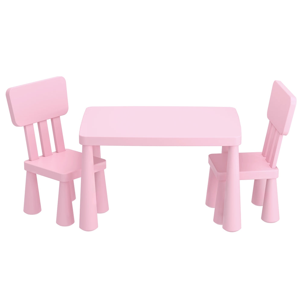 Toddler Table & Chairs Set | Pink