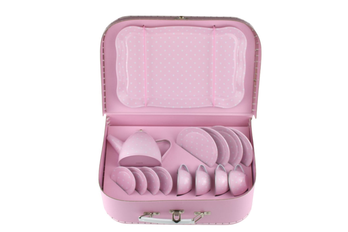 Kids Tea Party Set | Pink & White