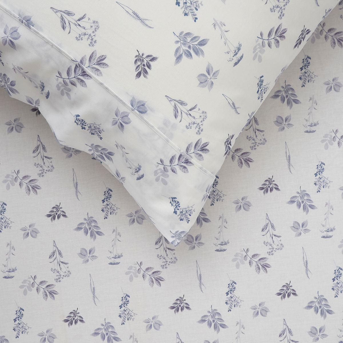 Woodland White Cotton Sheet Set | Single