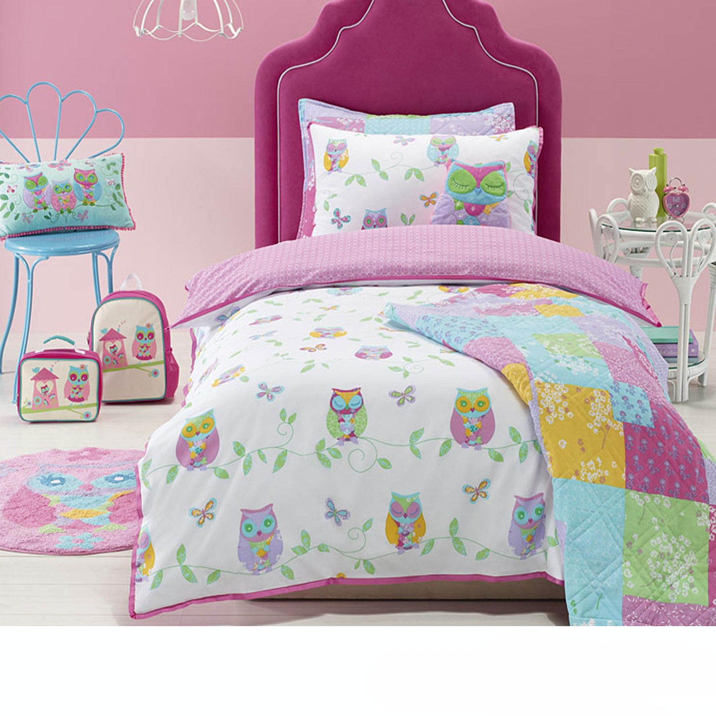 Jiggle & Giggle Owl Quilt Cover Set | Single