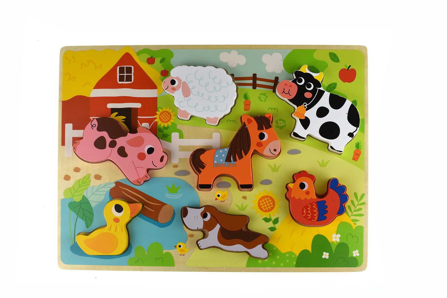 Wooden Chunky Puzzle | Farm