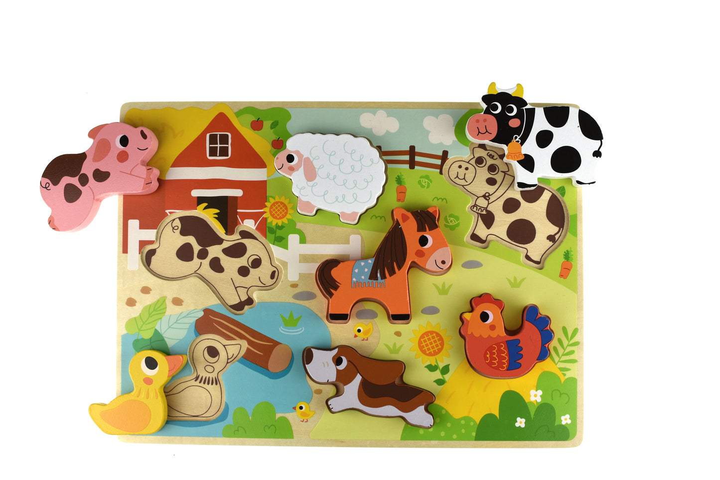 Wooden Chunky Puzzle | Farm