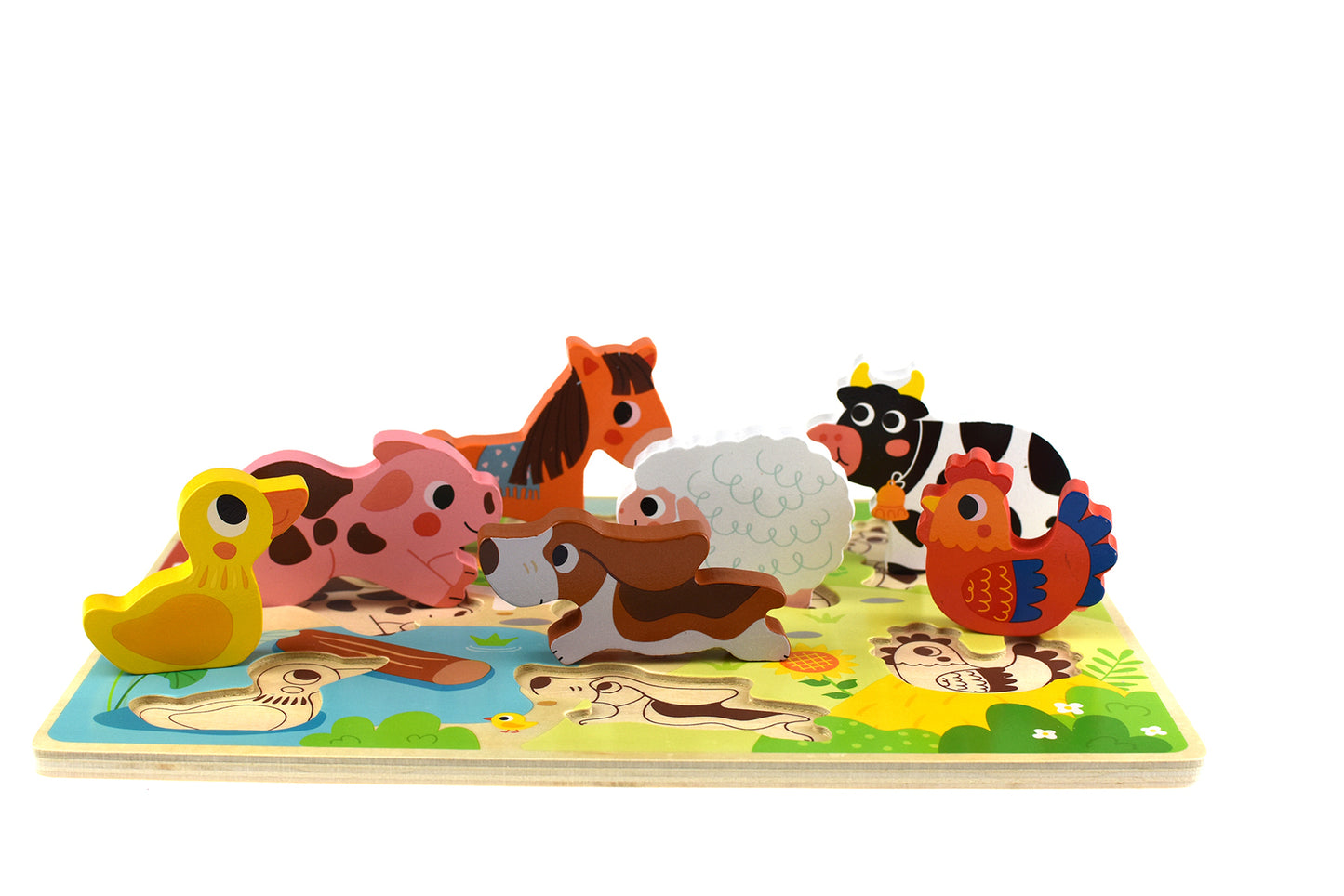 Wooden Chunky Puzzle | Farm