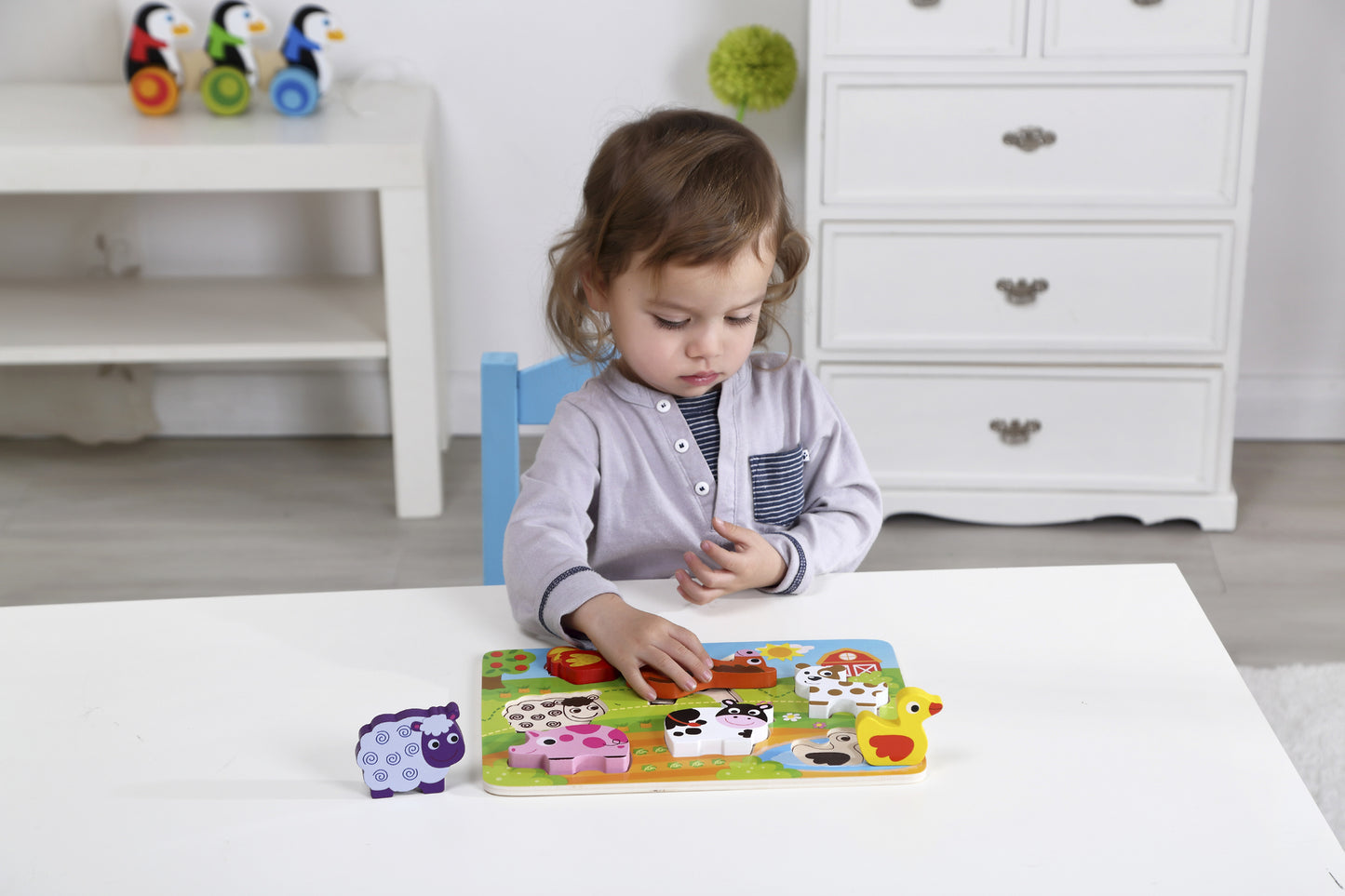 Wooden Chunky Puzzle | Farm