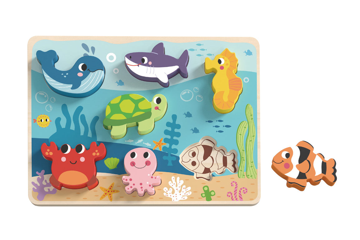 Wooden Chunky Puzzle | Marine