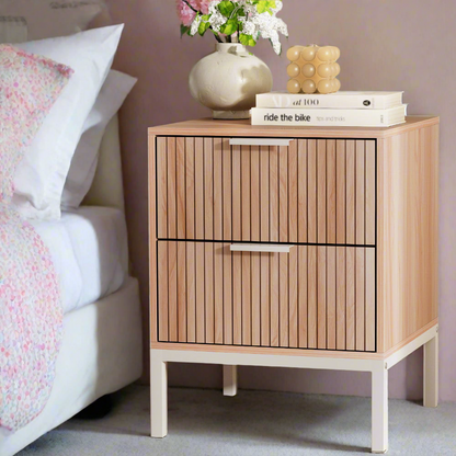 Artiss Pine Bedside Table | Lura