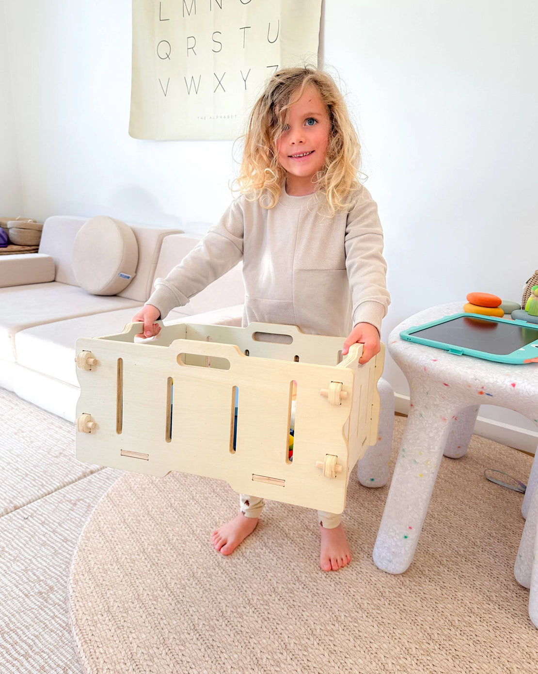 Wooden Stackable Storage Crate