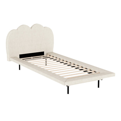 Sasa Boucle Bed Frame - Single