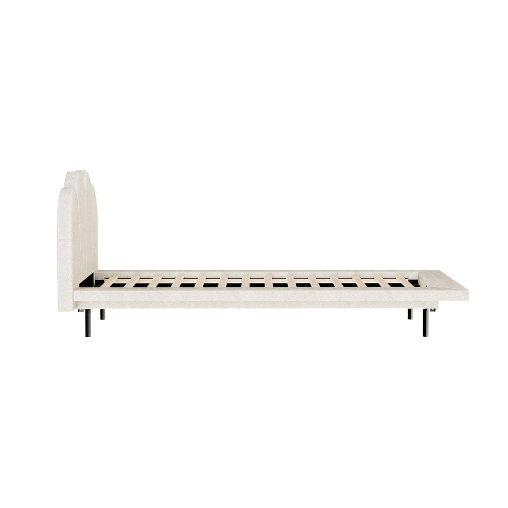 Sasa Boucle Bed Frame | Single