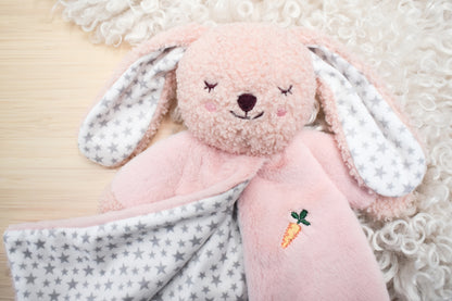 Berry Bunny Plush Cuddle Blanket