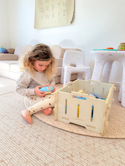 Wooden Stackable Storage Crate