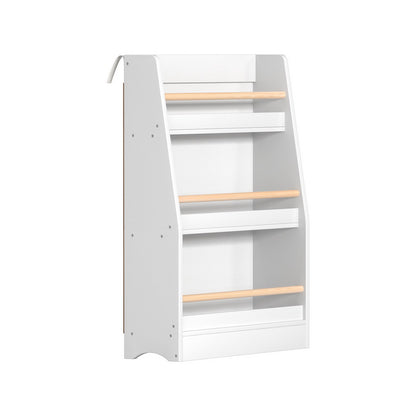 Keezi Kids 3-Tier Bookshelf | White