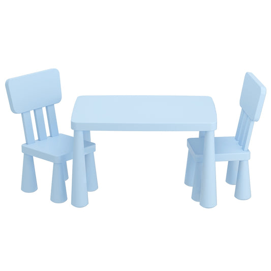 Toddler Table & Chairs Set | Blue