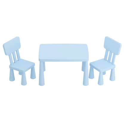 Toddler Table & Chairs Set | Blue