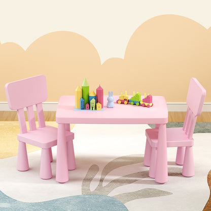 Toddler Table & Chairs Set | Pink