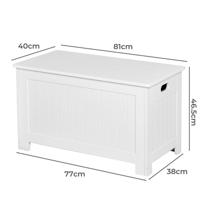 Levede Kids Toy Box - White