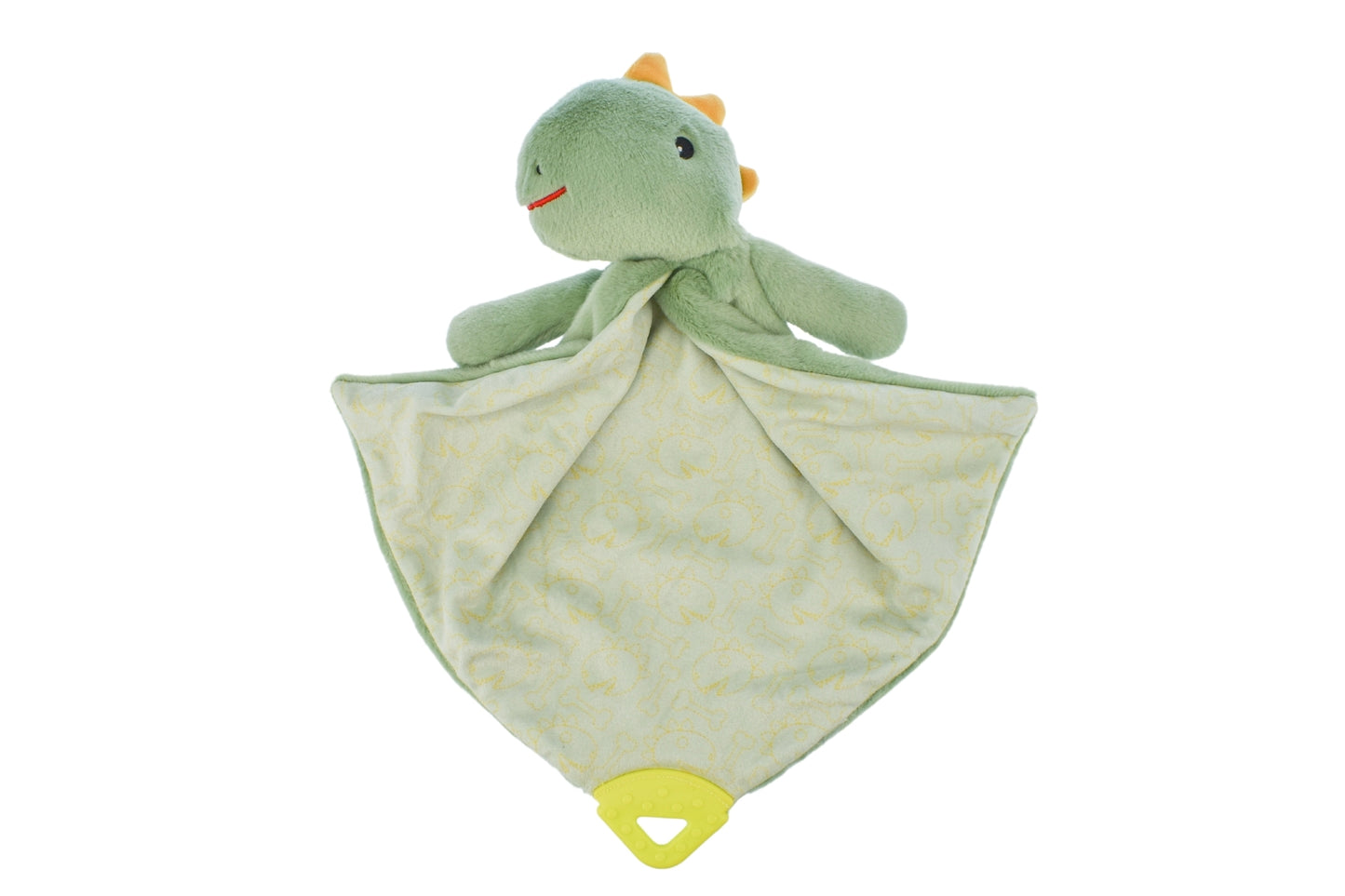 Minty Dinosaur Plush Cuddle Blanket