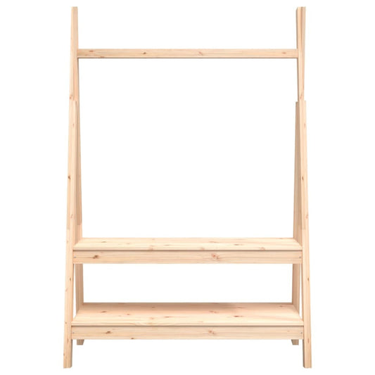 Solid Pinewood Clothes Rack