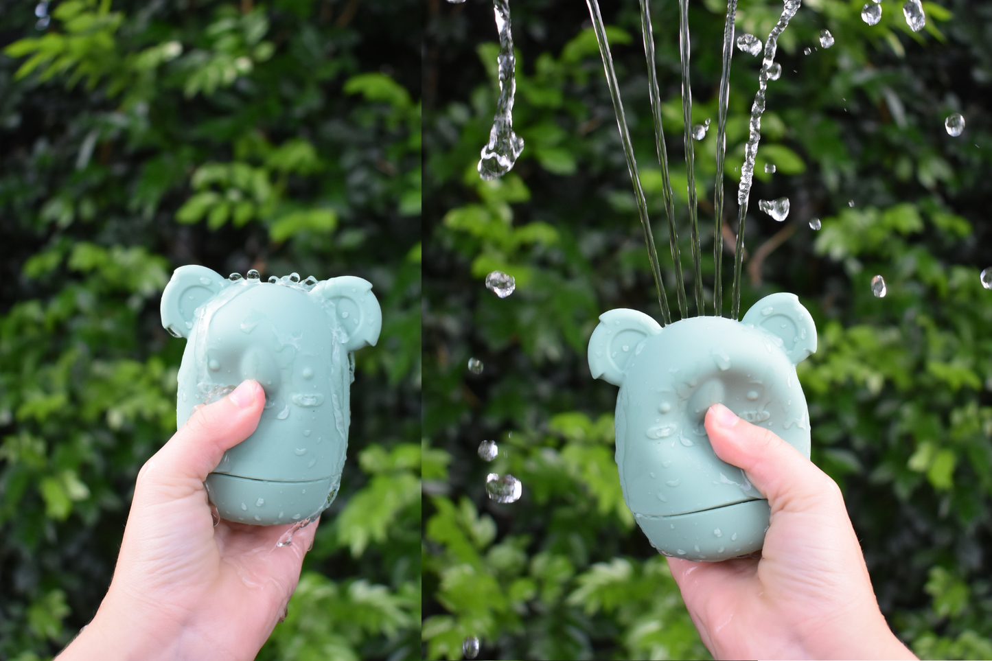 Children's Silicone Bath Pourers - Brave Beasts (Pastel)