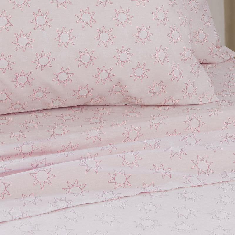 Pink Sun Sheet Set - Single