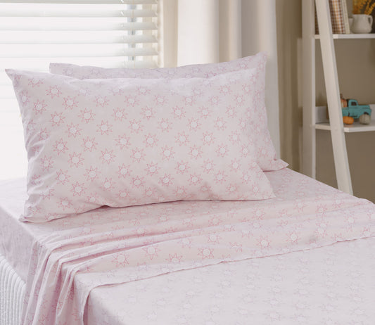 Pink Sun Sheet Set - Single