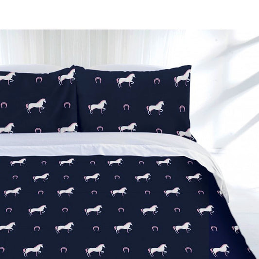 Horse Shoe Quilt Cover Set I Single