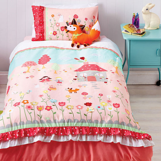 Storybook Reversible Quilt Cover Set I Single