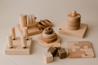 Montessori Wooden Block set