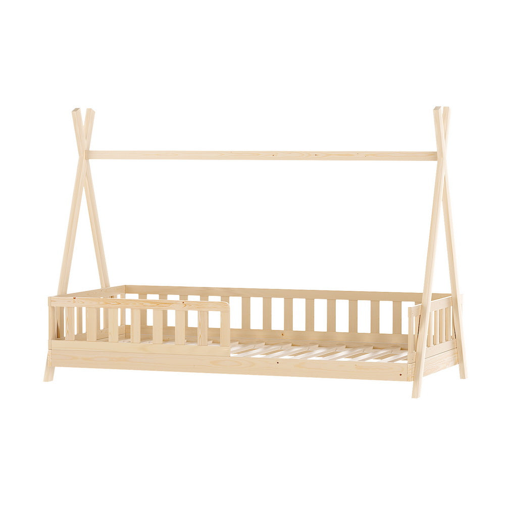 Artiss Kids Wooden Floor Bed Frame | Single