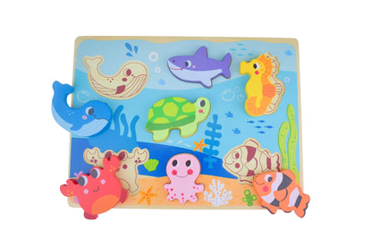 Wooden Chunky Puzzle | Marine