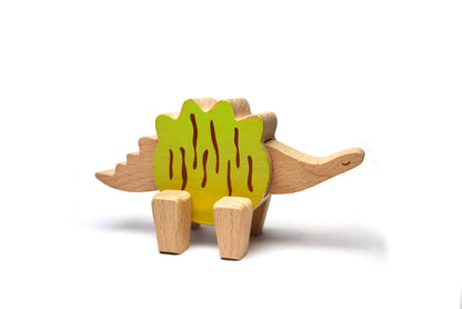 Wooden Dinosaur Set