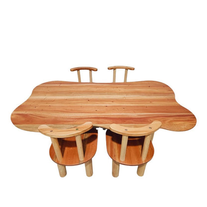 Australia Mahogany Cloud Table & Chair Set - Daughters Room