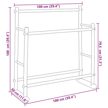 Bamboo Clothes Rack - Daughters Room