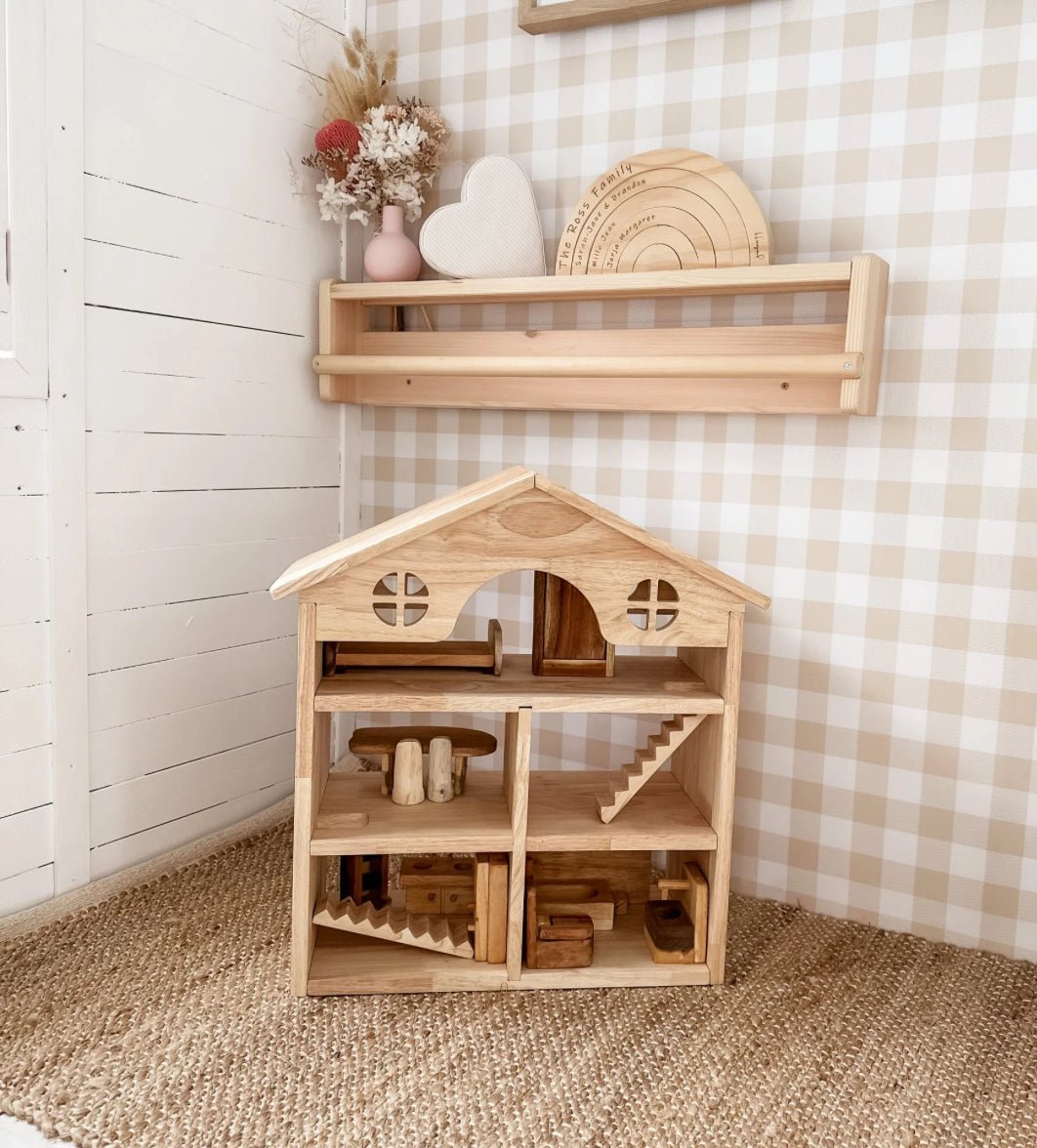 Classic Wooden Dollhouse - Daughters Room