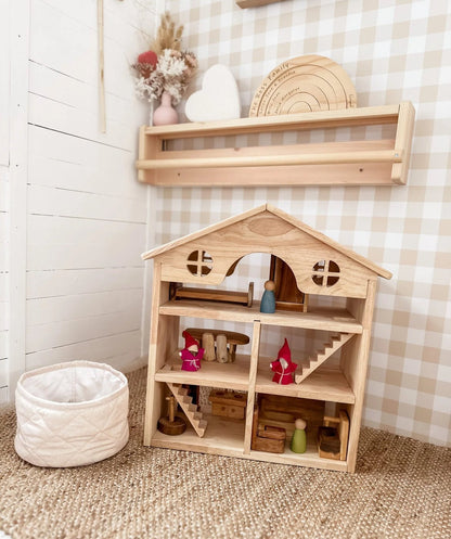 Classic Wooden Dollhouse - Daughters Room