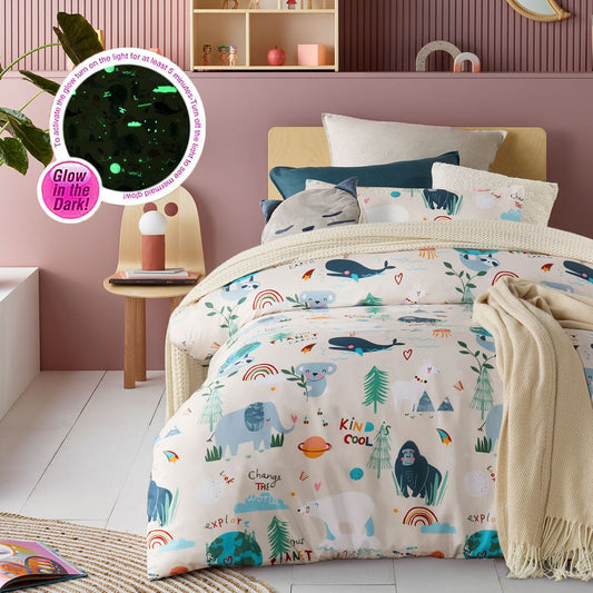 Jungle Quilt Cover Set - Single - Daughters Room