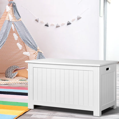 Keezi Kids Toy Storage Box - White - Daughters Room