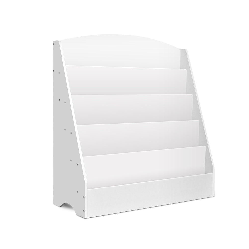 Kids 5 - Tier Bookshelf - White - Daughters Room