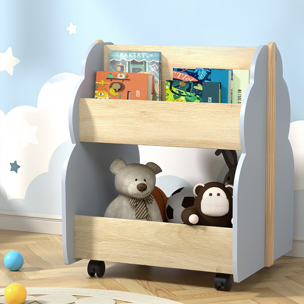 Kids Bookshelf Storage - Daughters Room