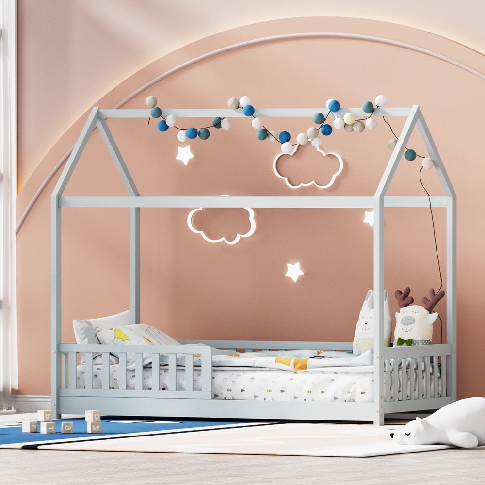 Kids House Bed Frame - Single - Daughters Room