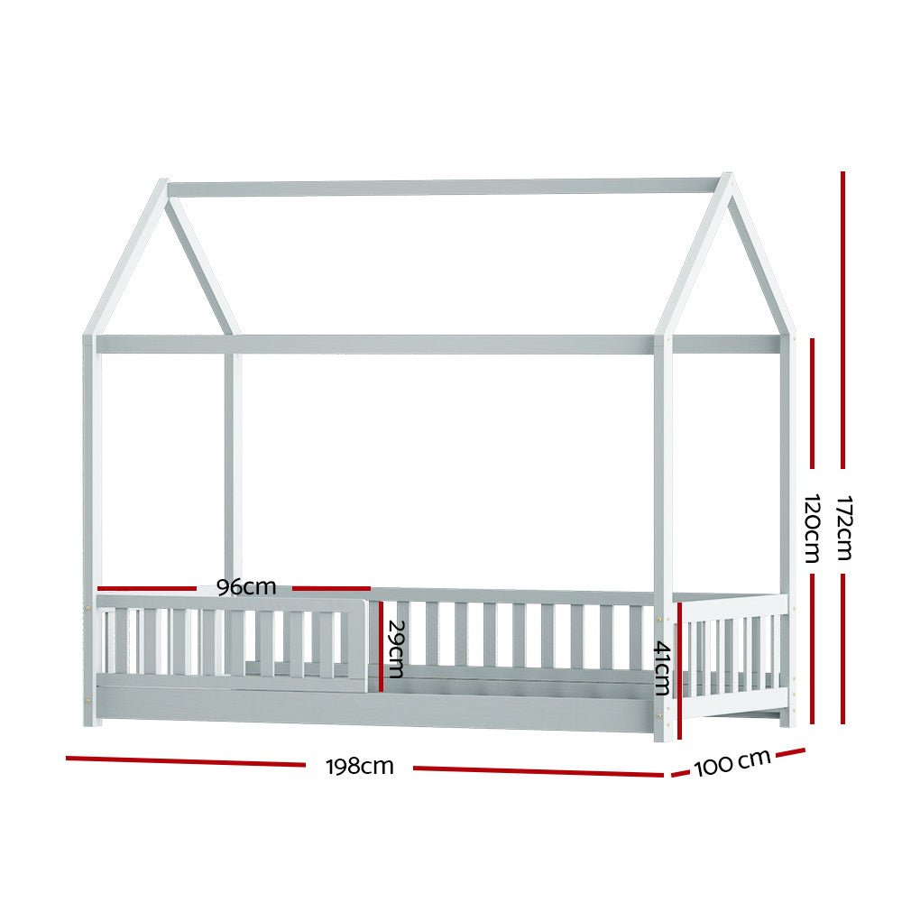 Kids House Bed Frame - Single - Daughters Room