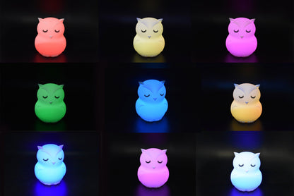 Kids Night Light - Blinky the Owl - Daughters Room