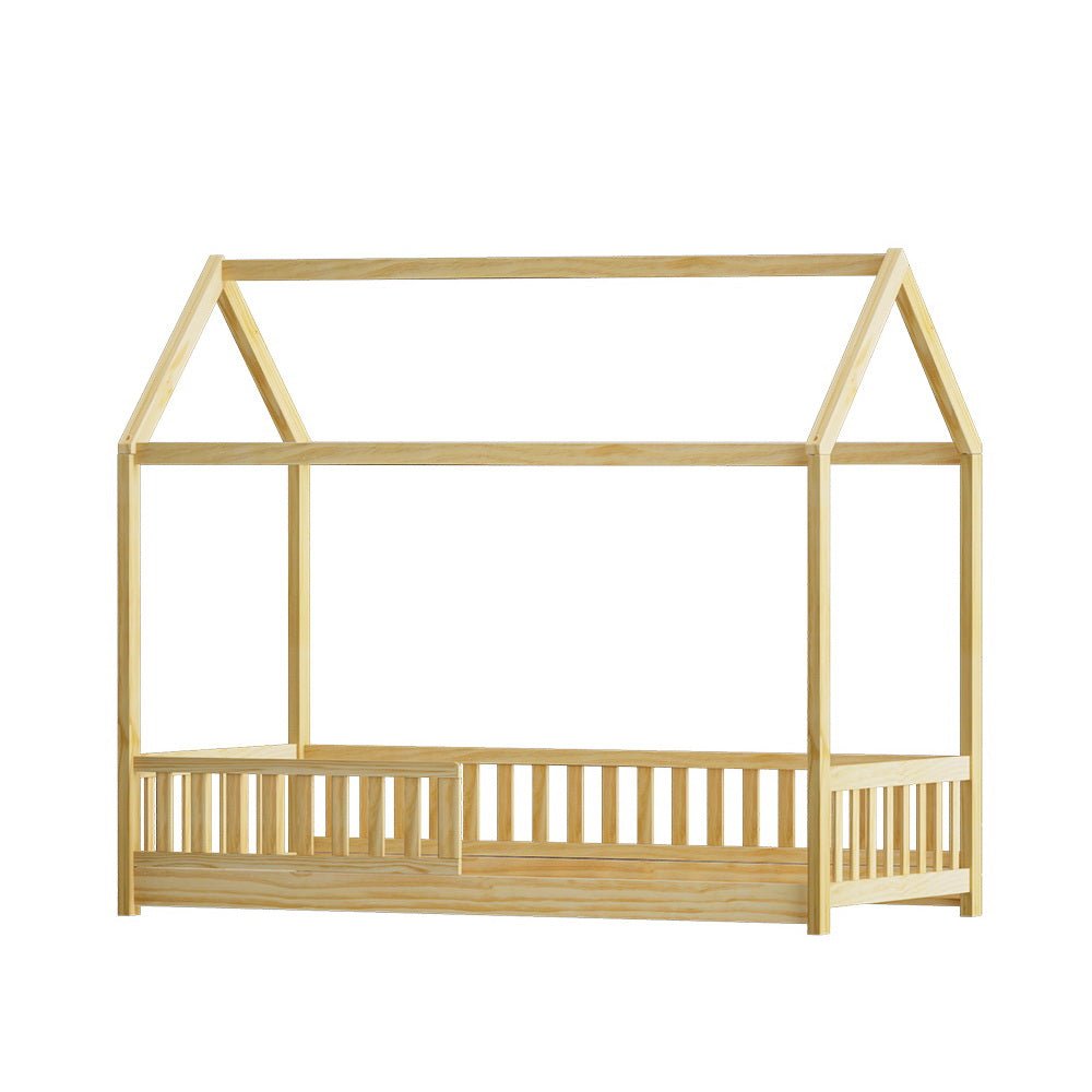 Kids Oak House Bed Frame - Single - Daughters Room