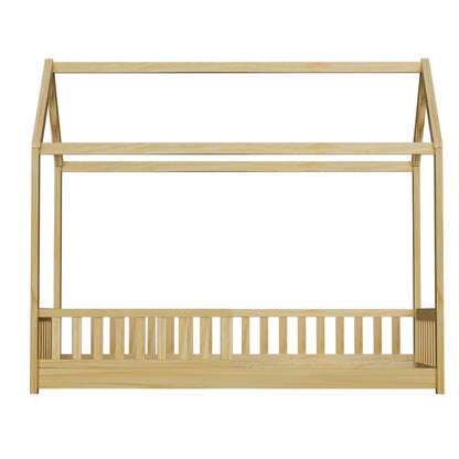 Kids Oak House Bed Frame - Single - Daughters Room