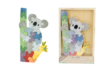 Wooden Koala A-Z Chunky Jigsaw Puzzle