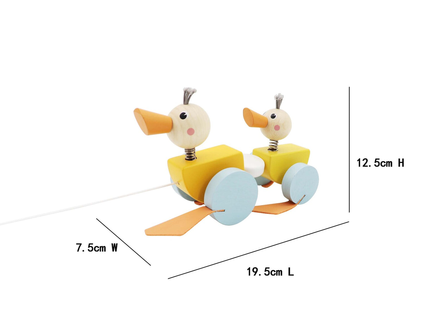 Pull Along Wooden Ducks