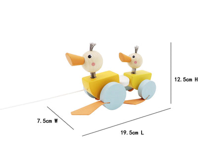 Pull Along Wooden Ducks