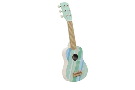 Wooden Guitar - Misty Aqua